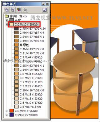 �༭CorelDRAW�е���ɫ��ʽ,PS�̳�,˼Ե�̳���